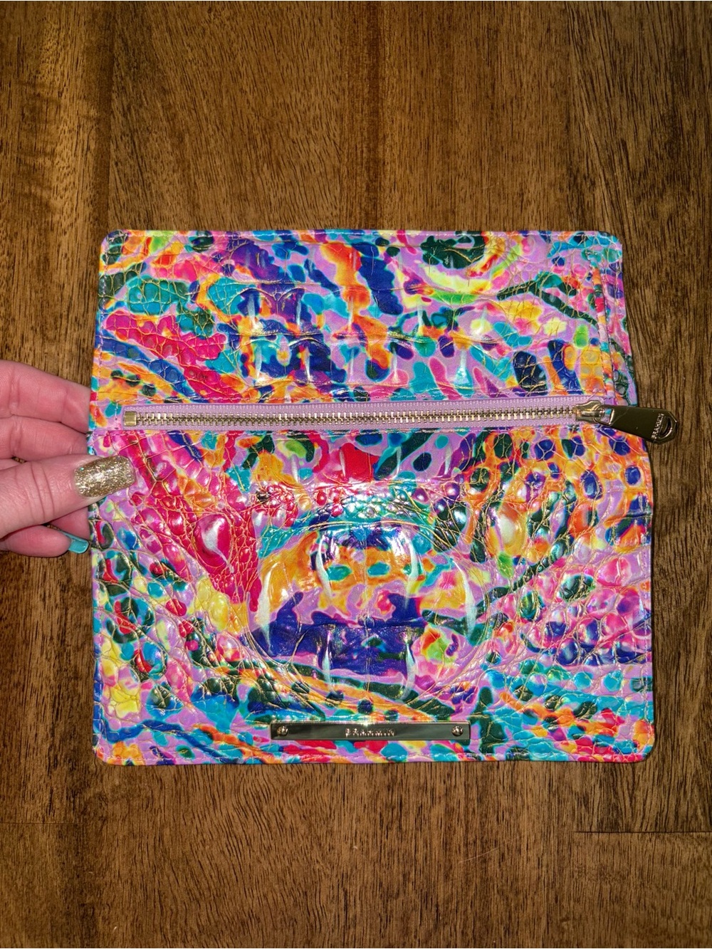 **SOLD**Brahmin NWOT Ady - Rainbow Reef - Iridescent - Holographic - FRONT EYE - Picture 11 of 13